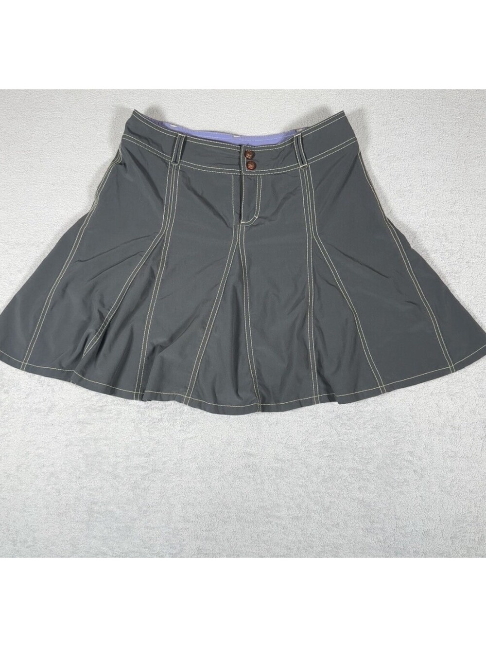 Athleta Gray Whatever Skort W/ built In Shorts. Size 4P